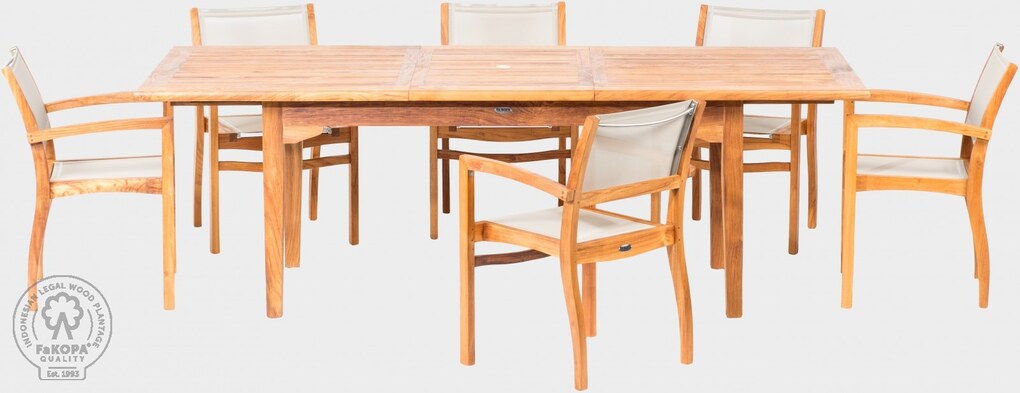 ELEGANTE SET III - sestava z teaku