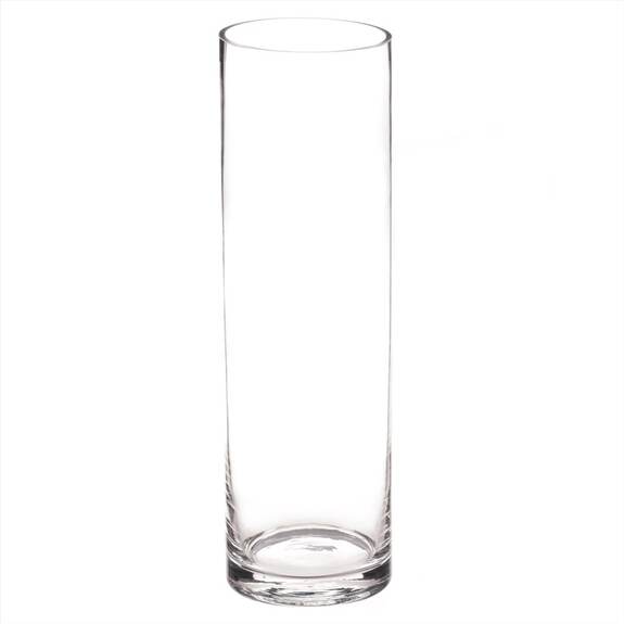 Váza skleněná střední - tvar válec, čirá SKK1002-M