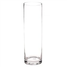 Váza skleněná střední - tvar válec, čirá SKK1002-M