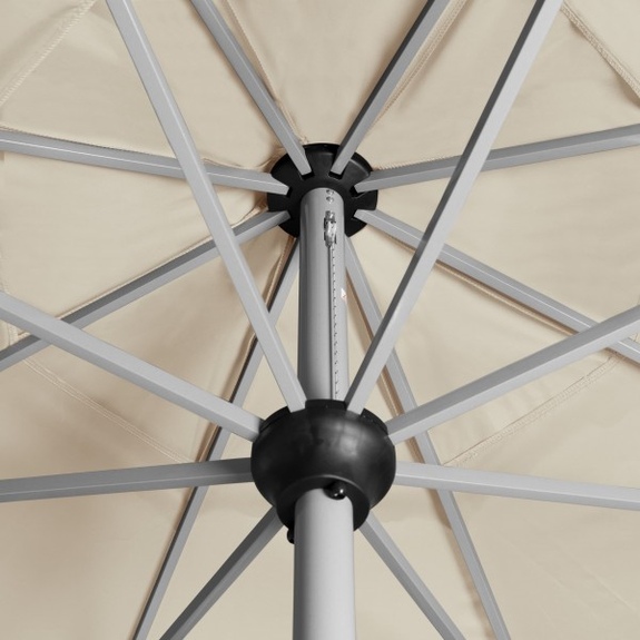 ACTIVE KURBEL 380 cm –  středový slunečník s klikou