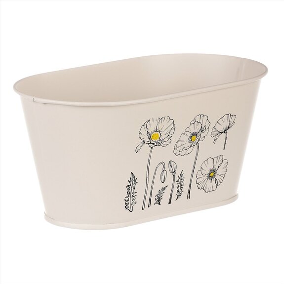 Truhlík kovový s máky KK114