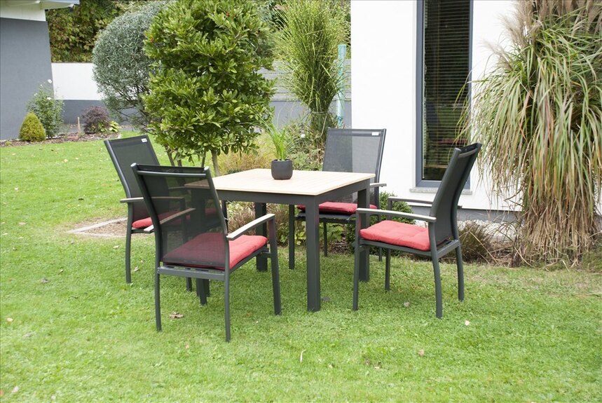 EXPERT WOOD antracit - gastro zahradní stohovatelné křeslo