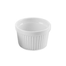 Miska zapékací porc. pr. 9 cm, v. 5,5 cm bílá