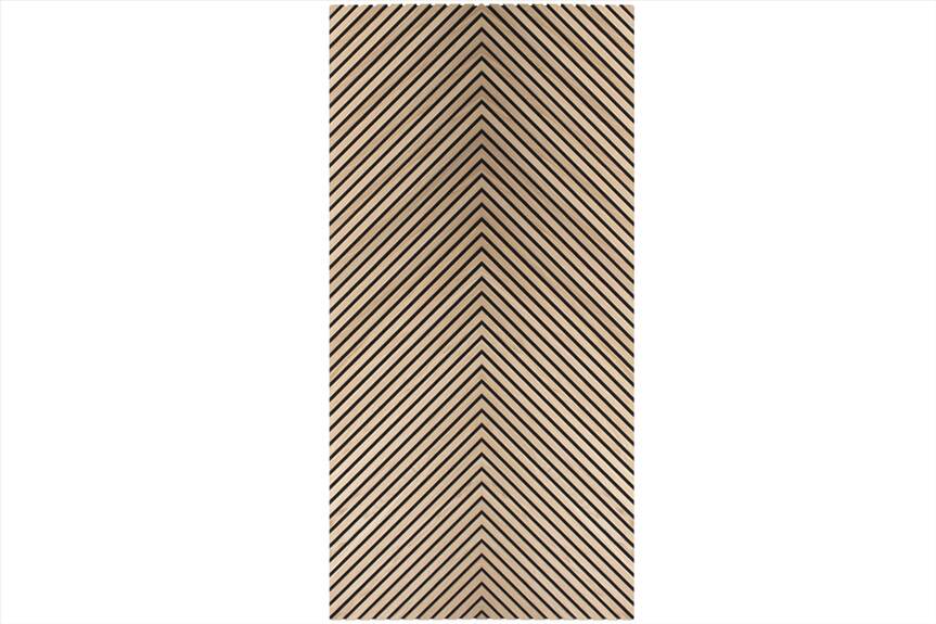 Dekorační obkladový SLAT panel akustic Dub Klasik Diagonal long