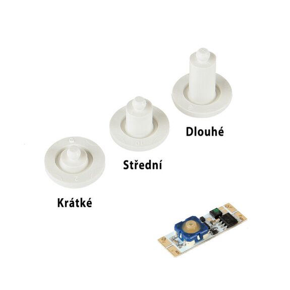 Tlačítko pro vypínač a stmívač typ C krátké