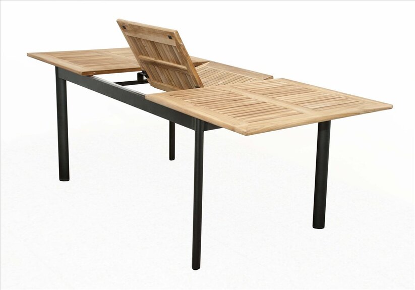 CONCEPT - rozkládací stůl s teakovou deskou FSC(R)