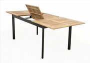 CONCEPT - rozkládací stůl s teakovou deskou FSC(R)