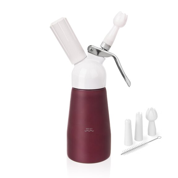 Láhev na přípravu šlehačky AL 0,4 l DELA