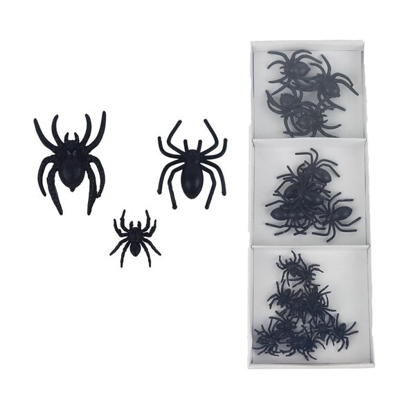 Dekorace pavouci, 24 ks