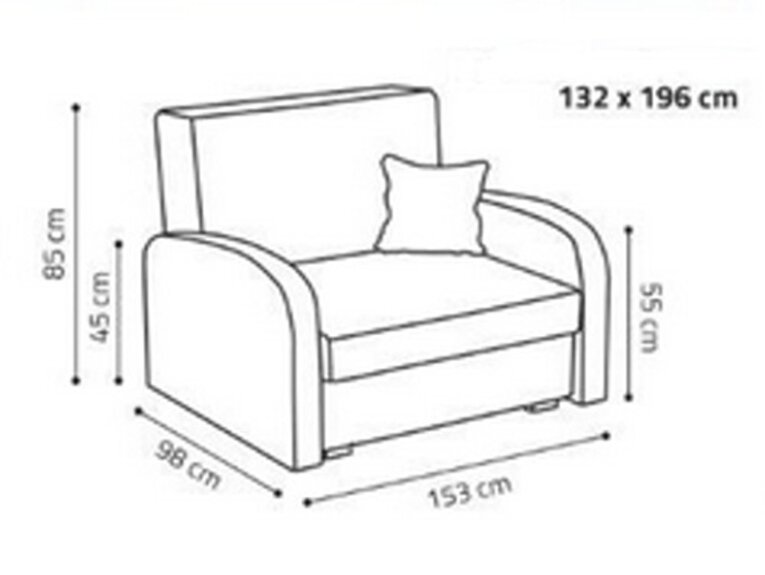 Pohovka Falco Vivian Gold III