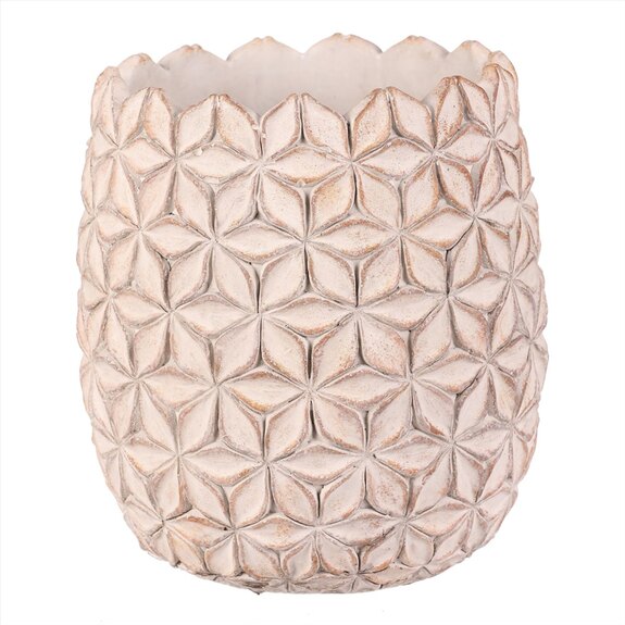 Váza - betonová, světle šedá barva