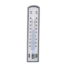 Teploměr dřevo univerzální 21 cm antracitová