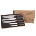 Nůž kuchyňský nerez WOODEN sada 5 ks