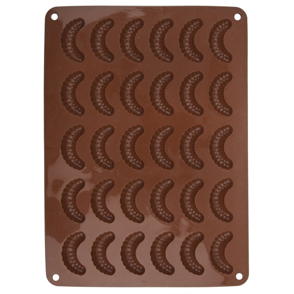 Forma silikon rohlíček 30 hnědá