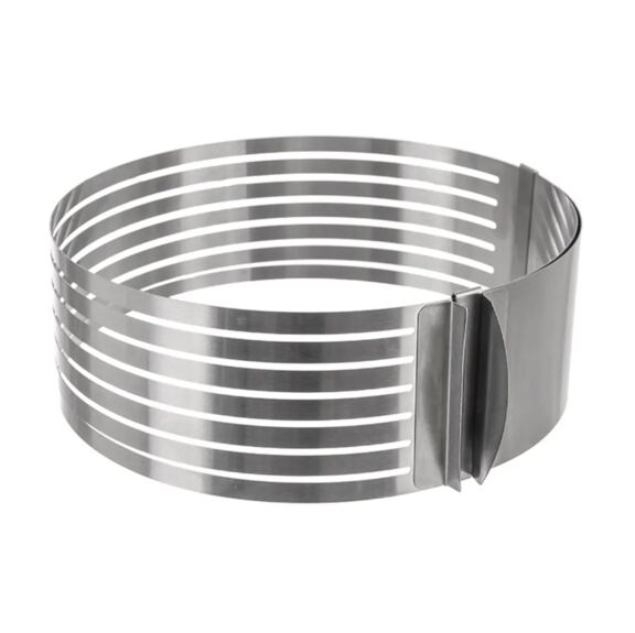 Forma nerez dort posuvná prokrajovací pr. 24/30 cm