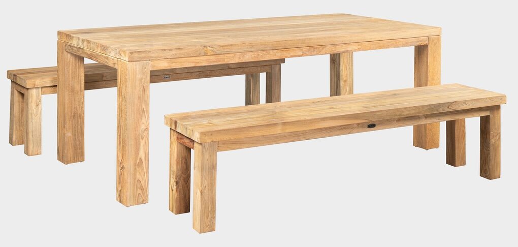 FLOSS+LAVICE SET - sestava z teaku 11244S