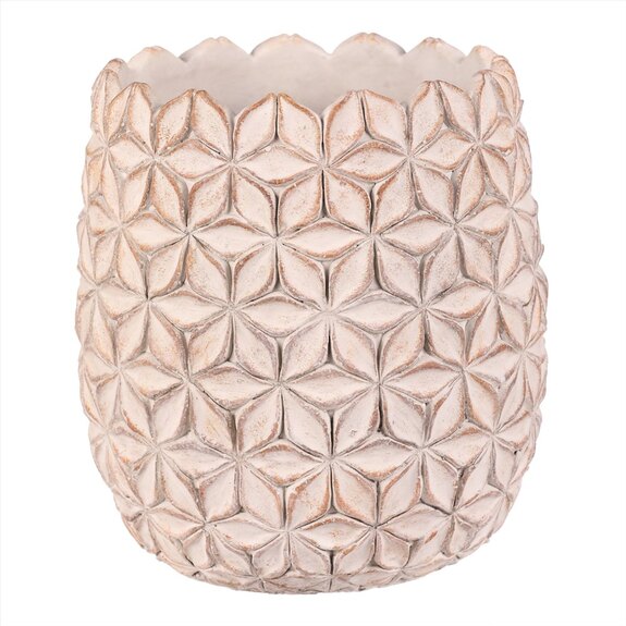 Váza - betonová, světle šedá barva