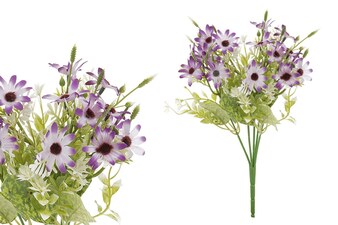 KN5103-PU Kopretiny, puget, barva fialová. Květina umělá.