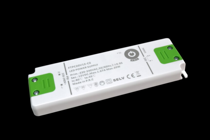 Zdroj napětí 12V 20W 1,67A IP20 POS POWER typ FTPC20V12 C2