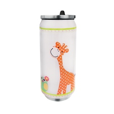 Termoska-plechovka nerez 0,4 l ŽIRAFA