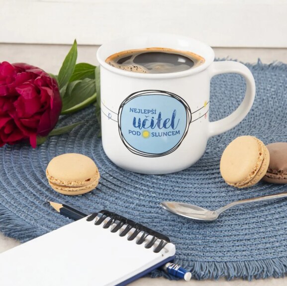 Hrnek porc. NEJLEPŠÍ UČITEL 0,34 l CZ