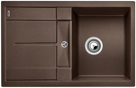 Dřez s odkapem BLANCO Metra bez excentru Silgranit PuraDur