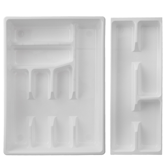 Příborník UH s posuv. dílem 39x29x7 cm bílá