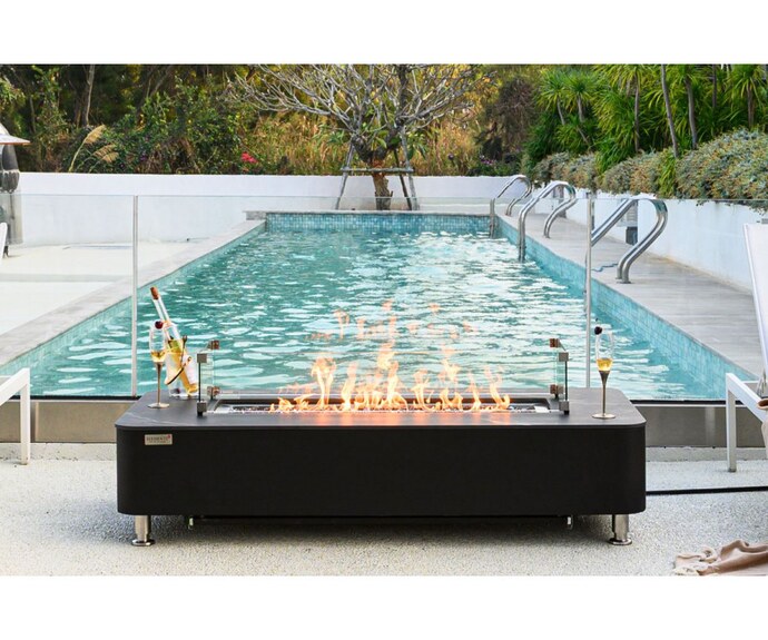 Stůl s plynovým ohništěm VALENCIA