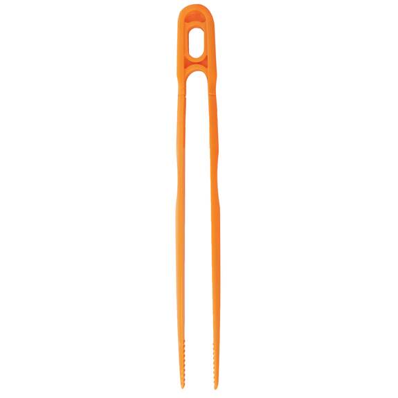 Pinzeta-obracečka silikon 30 cm oranžová