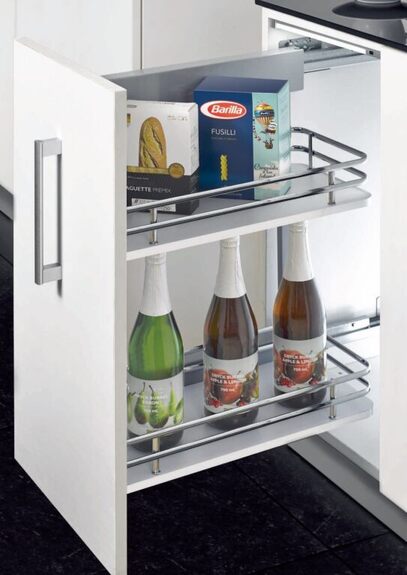 Plnovýsuvný dvojkoš Elegance boční s tlumeným dovřením