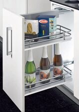 Plnovýsuvný dvojkoš Elegance boční s tlumeným dovřením