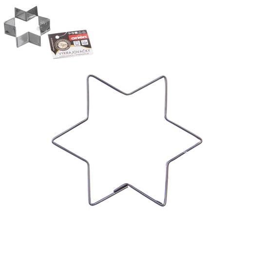Vykrajovačka nerez hvězda malá