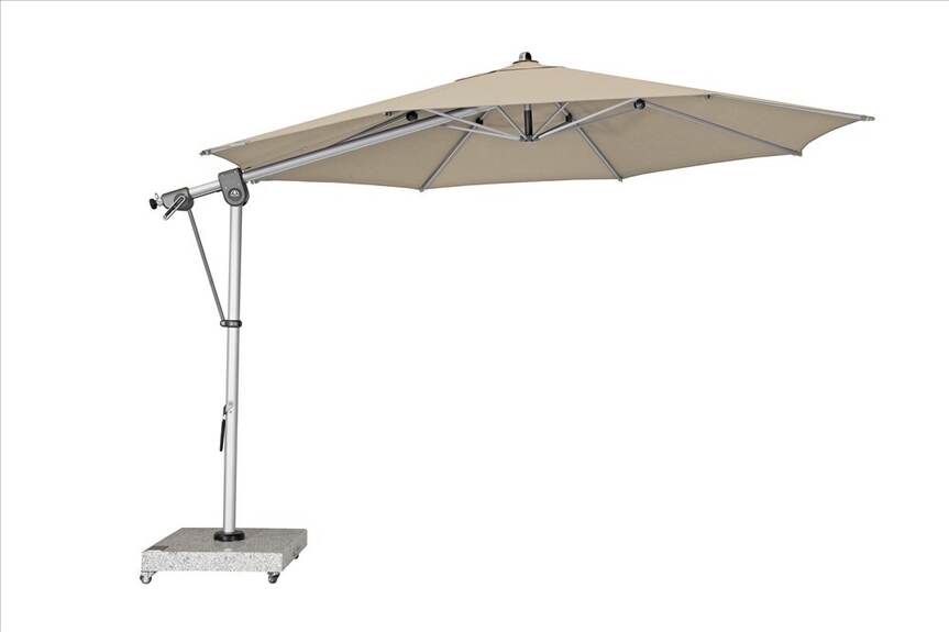 EXPERT 350P – zahradní výkyvný slunečník s boční tyčí