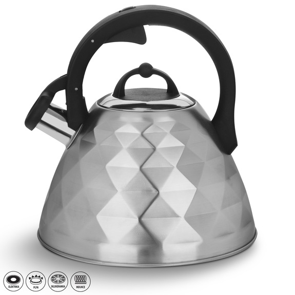 Čajník nerez píšť. Matt 3,4 l