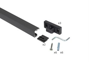 Madlo Titane, 20x18x1100 mm, antracit