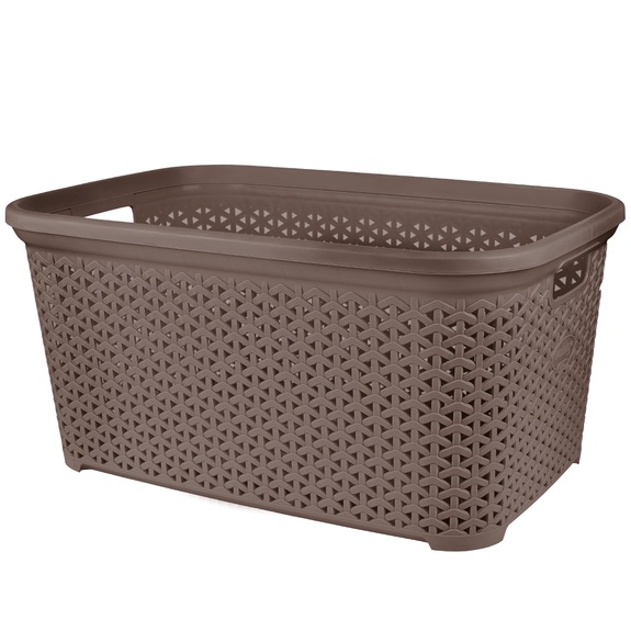 Koš prád. otevřený UH RATAN Hobby 50 l hnědá