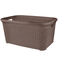 Koš prád. otevřený UH RATAN Hobby 50 l hnědá