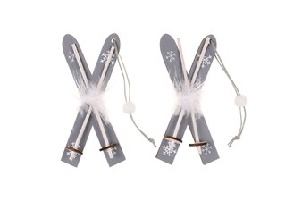 Lyže ze dřeva AC7156 k zavěšení