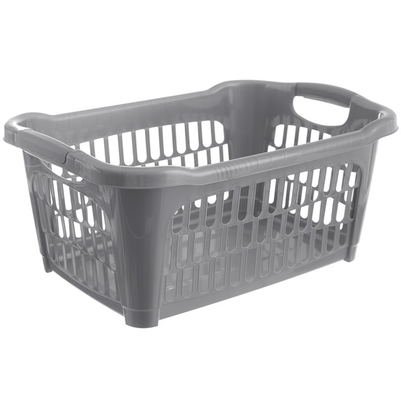 Koš prád. otevřený Hobby 40 l šedá