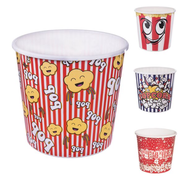 Pohár-kyblík UH popcorn 3,4 l mix