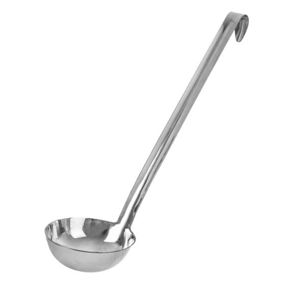 Naběračka nerez 34 cm, pr. 9 cm