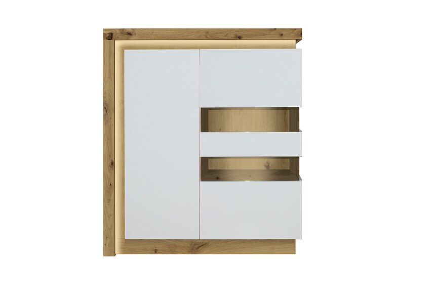 Komoda se sklem RIMINI II