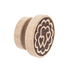 Razítko dřevo na těsto SRDCE