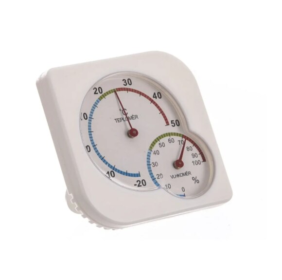 Teploměr UH s vlhkoměrem 7,5x7,5 cm