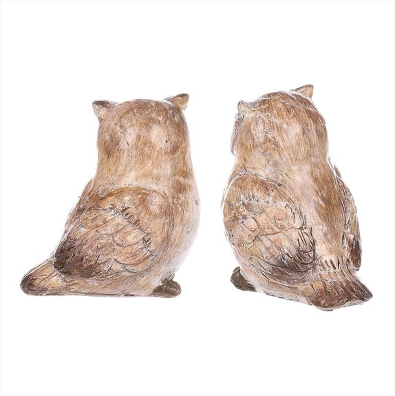 Sova, dekorace z polyresinu, mix 2 druhů