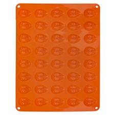 Forma silikon ořechy 40 oranžová
