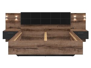 Postel KASSEL 160 dub monastery/dub černý