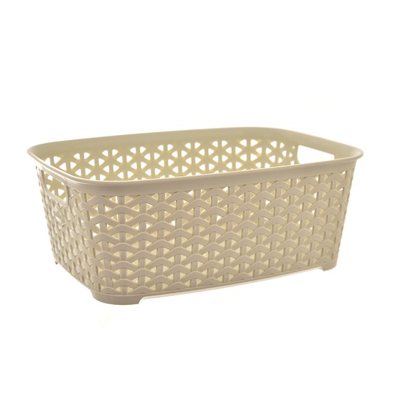 Košík UH RATAN Hobby 29x21,5x11 cm krémová