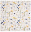 Ubrousek papír jarní květy 20 ks 33x33 cm modrá