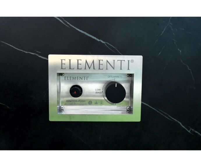 Stůl s plynovým ohništěm MONTE CARLO